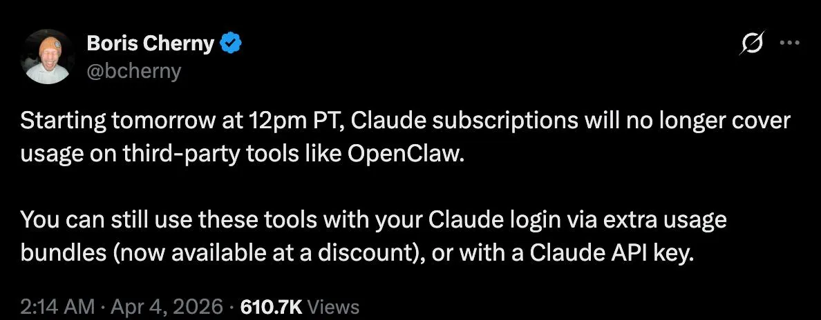 Tavalisest Claude’i tellimusest OpenClaw jaoks enam ei piisa