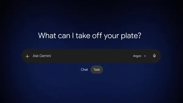 Официальный экран Gemini с демонстрацией возможностей Gemini 4 Argon