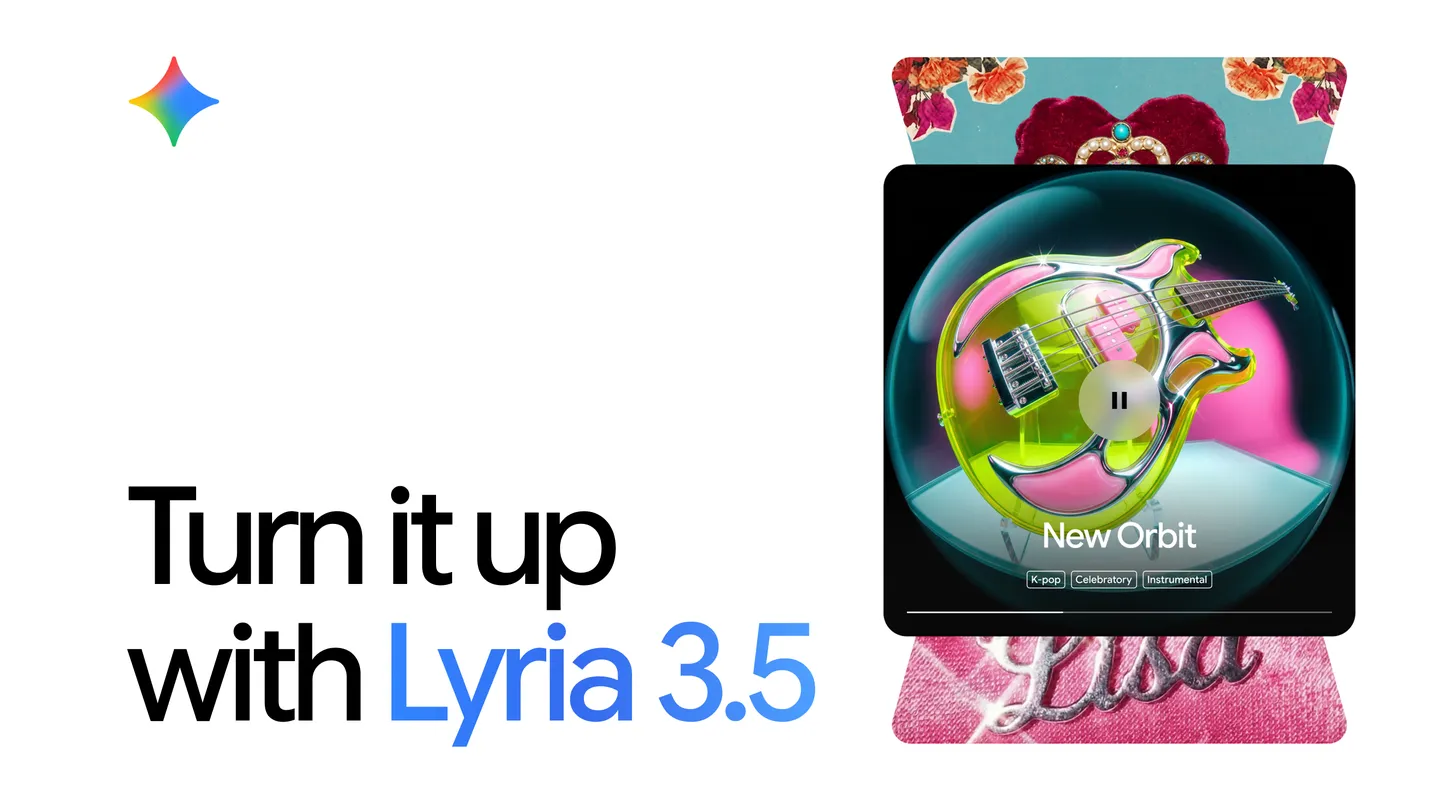 Google встроила генератор музыки Lyria 3.5 прямо в Gemini